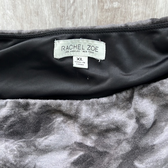 Rachel Zoe womens gray&black tie dyed athletic shorts - Picture 4 of 4